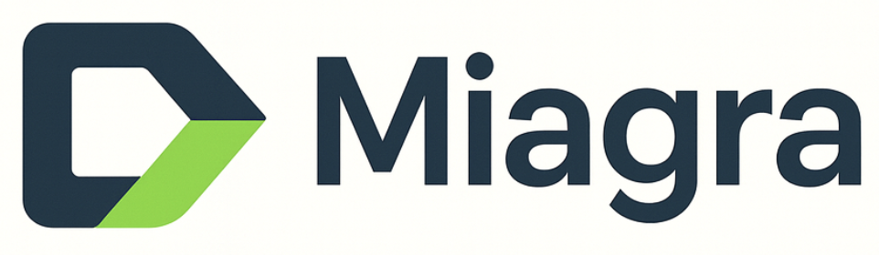 Miagra logo with bg